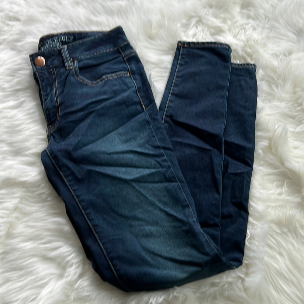 American Eagle Super Skinny Stretch Jeans Sz 6 Long